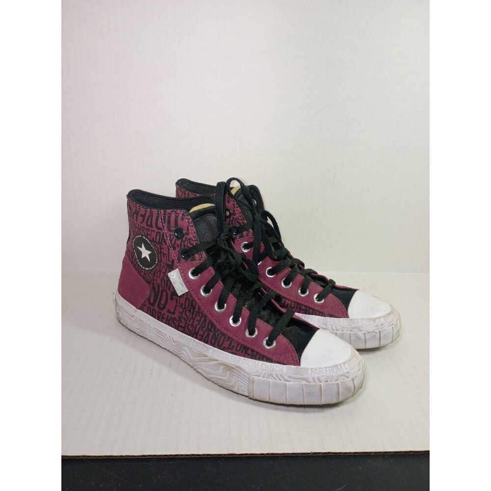 Converse Far From Chuck Mens 7.5 Womens 9.5 Alternative Maroon & Black